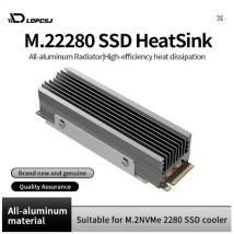 M.2 2280 SSD Heat sink with Thermal Pad 2 Heat Pipes Solid State Drive Radiator For M.2 NVMe 2280 SSD Cooler