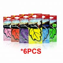 6 szt. Odświeżacz powietrza do samochodu naturalny zapachowy papier do herbaty do zawieszenia