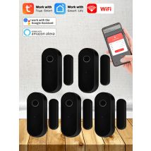 Tuya Wifi Door Sensor Open / Close Window Detector APP Notification Real-Time Smart Home Security Alarm Support Alexa Google