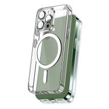Full Back Protective Cover For Apple Original Magnetic Magsafe Case Iphone 16 15 14 Plus 17 Air 13 12 11 Pro Max Clear Lens Film