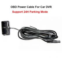 Cavo di alimentazione OBD per videoregistratore DVR per auto WiFI Dash Cam 24H Cavo modalità parcheggio per auto Connettore OBD 2 8 pin Facile da installare