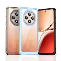 Custodia in TPU colorata trasparente per OPPO Reno12 F FS 5G Reno 12F 12FS Custodia protettiva Trasparente Fundas Coque Capa