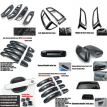 Auto Styling Zubehör Innen Carbon Faser Dekorative Trim Aufkleber trim fall Für Ford Focus 3 mk3 Limousine Fließheck 2012-2014
