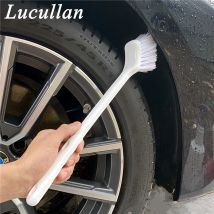 Lucullan Reifen-/Bremsstaubbürste mit langem Griff und abgewinkeltem Kopf, speziell für automatische Radwellungen und Kotflügelverkleidungen