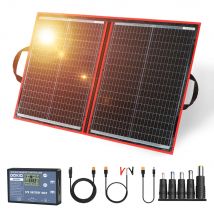 Dokio 18V 97W Flexible Foldable Solar Panel Kit Portable Solar Panel Solar Panel Charger for Boating/Outdoor Camping 12V