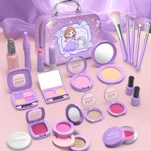 Kids Toys Simulation Cosmetics Set Pretend Makeup Toys Girls Play House Simulation Make up Educational Toys for Girls Fun Game