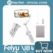 FeiyuTech VB4 Kit Stabilizzatore per Smartphone Face Tracking Luce di riempimento Gimbal per telefono a 3 assi Bastone selfie incorporato Portatile iPhone16
