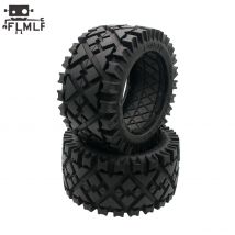 Rc Car All Terrain Wheel Tires Hinter- oder Vorderreifenhaut ohne Innenschaum für 1/5 HPI ROFUN BAHA ROVAN KM BAJA 5B SS LKW-Teile