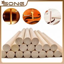 10PCS Viola Violine 4/4 3/4 1/2 1/4 Spalte Lautsprecher Sound Post Fichte Holz Cello Kontrabass Soundposts Geige Gitarrenbauer Reparatur