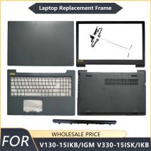 NUOVO Per Lenovo V130-15IKB/IGM V330-15ISK/IKB LCD Del Computer Portatile Della Copertura Posteriore Lunetta Anteriore Palmrest Fondo Della Cassa cerniera di Ricambio