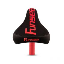 Funsea Fahrradsattel BMX-Sättel Dirt Jump Cruiser Fahrradsitz Freestyle Racing Fahrradzubehör Eloxierte Sattelstütze 27,2mm 31,6mm