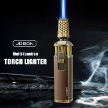 JOBON Strong Blue Flame aufblasbares Feuerzeug, multifunktional, 360°-Zweck °   Invertierter Einsatz mit einem Schlüsselschloss, Feuerwehrfeuerzeug
