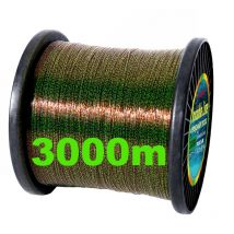 3000m 1000m Invisible Fishing Line 3D Spoted Bionic Fluorocarbon Coated Monofilament Nylon Line Speckle Carp Algae Fishing Pesca