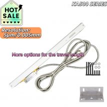 KA500【5um】 70 120 170 220 270 320 370 420 mm schlanke DRO-Linearskala 18 x 20 mm dünner kleiner Drehmaschinen-Linear-Encoder-Gitter-Lineal-Sensor