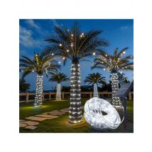 Solar Flexible Tube Lights Outdoor LED Hose String Lights 8 Lighting Modes Christmas Party Garden Yard Wedding Tree Decoration