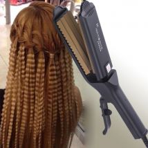 Flauschiges Haar Crimpen Eisen Große Zähne Wellblech Volumizing Haar Crimper Breite Platten Schnelle Wärme Curling Eisen Welle Styling Werkzeug