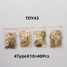XIEAILI OEM 40Pcs TOY43 Lock Repair Accessories Car Lock Reed Lock Plate For Toyota Camry Corolla