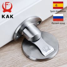 KAK Fermaporta magnetici Fermaporta in acciaio inossidabile 304 Supporti per porte nascoste Cattura pavimento Fermaporta senza chiodi Ferramenta per mobili