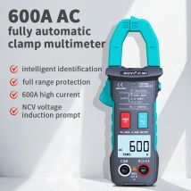 ZOYI Pinza amperometrica digitale AC 600A Corrente Vero RMS Amperometro Pinza Smart Auto Rang Multimetro Tensione Hz Ohm NCV Tester