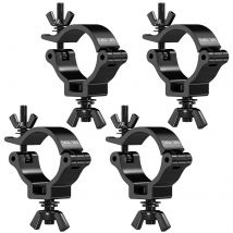 Datewink 2/4 pezzi ganci resistenti luci da palco morsetto ganci appendiabiti 100 kg 48-52mm staffa per par luce supporto illuminazione DJ traliccio