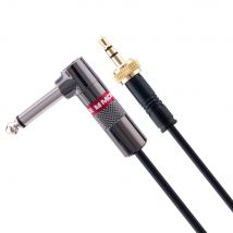 Monster lucchetto a vite da 3.5mm a cavo per strumenti per chitarra da 6.35mm per trasmettitore Beltpack Sennheiser cavo di sistema per microfono Wireless