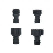 16 mm Nippel-Schnellverbinder mit 1/2 3/4 Zoll Außengewinde, Gartenbewässerung, Wasserpistolen-Adapter