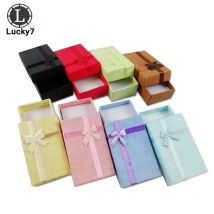 108 teile/los Großhandel Verschiedene Farben Schmuck Sets Display Box Halskette Ohrringe Ring Box