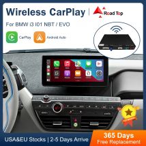 Interfaz inalámbrica CarPlay Android Auto para BMW i3 I01 NBT EVO System 2012-2020 con Mirror Link AirPlay, funciones de reproducción de coche