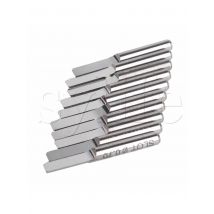 Generic 3.175 x 3mm Parallel Carbide CNC/PCB Milling Cutter Bits CEL 10mm Pack Of 10