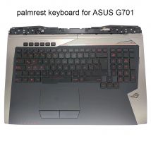 Latin Tastatur Handballen auflage Hintergrund beleuchtung für asus rog g701 g701v g701vo g701vi