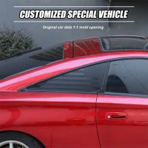 For Toyota Celica 1999-2005 PVC Black Car Rear Triangle Window Vinyl Film Sticker Car Accessories