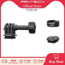 PGYTECH-Cámara de acción CapLock, juego de liberación rápida con interfaz de 1/4 ", diseño de bloqueo Dual para GoPro Insta360 DJI y teléfonos inteligentes