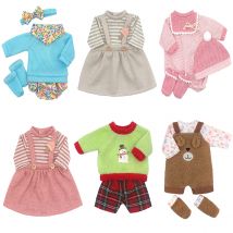 Ubranka dla lalek Baby Born dla lalek noworodkowych 13-18 cali, urocze sweterki, rampersy, zestaw + buty, akcesoria dla lalek, prezent na festiwal, urodziny