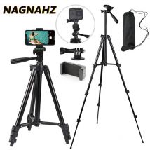 NA-3120 Treppiede per telefono Fotografia universale da 40 pollici per Gopro iPhone Samsung Xiaomi Huawei iPhone Treppiede da viaggio in alluminio