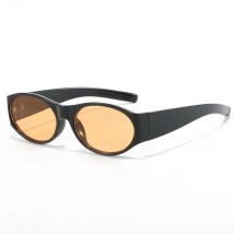 Mode neue einfache ovale Sonnenbrille Frauen vielseitig ins Stil Brillen lässig UV-Schutz Sonnenbrille weiblich