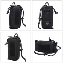 Multifunktionale EDC Lagerung Tasche Outdoor Sport Tragbare Werkzeug Tasche Messer Stift Faltbare Kreditkarte Clip Brieftasche Hängen Taille Tasche