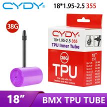 CYDY Bicycle TPU Inner Tube 18" 355 18x1.95 2.00 2.10 2.125 2.25 2.35 2.40 2.50 Inch Tyre Camera BMX Bike Tire Cycling penu 38G