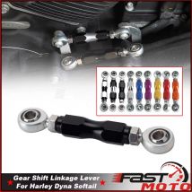 Schalthebel Link Motorrad Bremsarm Hebelgestänge Mid-Control Einstellbare Schaltgestänge Für Harley Softail Dyna Heritage Slim