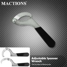 Chiave per moto da 2 a 4- 3/4 '' Chiave per ammortizzatore regolabile 1PC Molla per utensili in acciaio universale per Harley Per Honda Per Yamaha