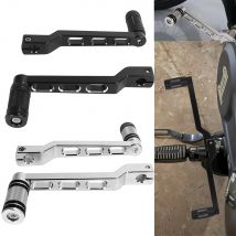 CNC Aluminium Motorrad Schalthebel Fußrasten Ferse Kappe Shifter Pedale Für Harley Touring Road Glide Street Trike FL Softail