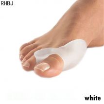 2Pcs Silikon Gel Daumen Corrector Bunion Fuß Zehe Hallux Valgus Schutz Separator Finger Haarglätter Teller Fußpflege Werkzeug