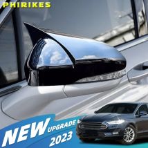 Auto Chrom Rückspiegel Dekoration Abdeckung Seitentür Spiegel Abdeckung Kappe für Ford Mondeo Fusion 2014-2018