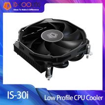 ID-COOLING IS-30I Dissipatore di calore per CPU ultrasottile con temperatura controllata Silenzioso 4 tubi di calore 3600 giri/min Radiatore a basso profilo
