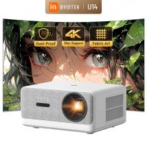 BYINTEK 1250ansi LOVE U14 Proiettore 4K Full HD 1080P Home TheaterSmart Bluetooth WiFi 6 Proiettori cinematografici con messa a fuoco automatica supportati