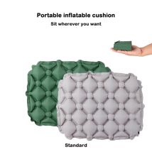 Inflatable Seat Cushion,Portable Lightweight Travel Air Sitting Pad,Moisture and Water Resistant Camping Chair Mat for Outdoor