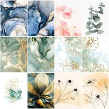 Ruopoty Leinwand Malerei nach Zahlen mit Rahmen Farb markierungen abstrakte Landschaft Färbung für Erwachsene Wohnkultur Wand kunst Bild