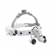 Dental 2.5X 3.5X Loupe With Mental Box 5W Adjustable Spotlight Head Mounted Magnifying Glass Dentistry Headlight