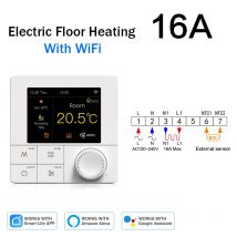 Tuya wifi thermostat elektrische bodenheizung wasser/gaskessel smart ter mostato temperatur regler 220v google home alexa