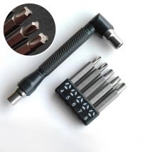 1/5/6 Stück speziell geformter Metall-Schraubendreher-Bit, Sechskant-Schraubendreher-Set, L-förmiger Steckschlüssel für mühelose Reparaturen zu Hause