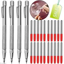 Hartmetall Glasritzrades Stift Legierung Scribe Stift Metall Holz Glas Fliesen Schneiden Marker Bleistift Metallbearbeitung Holz Hand Werkzeuge Kits